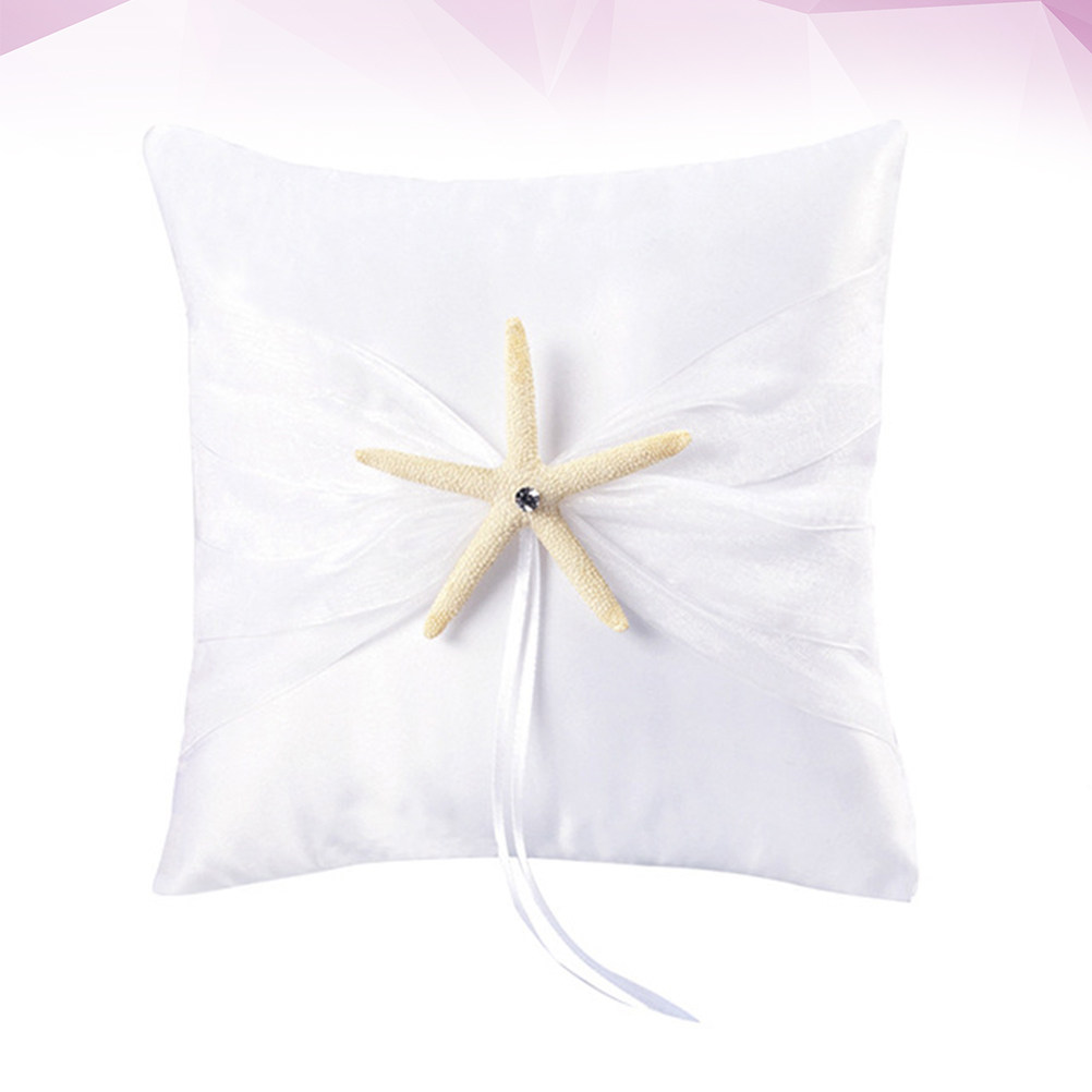 Ring Bearer Pillow - Romantik Deniz Yıldızı Düğün Yüzük Yastığı