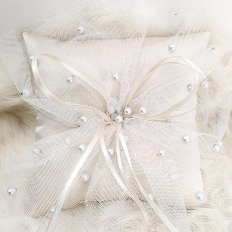 31bb Yapımı İnciler Yastık Bey - Ring Bearer Pillow incelemesi ve fiyatı