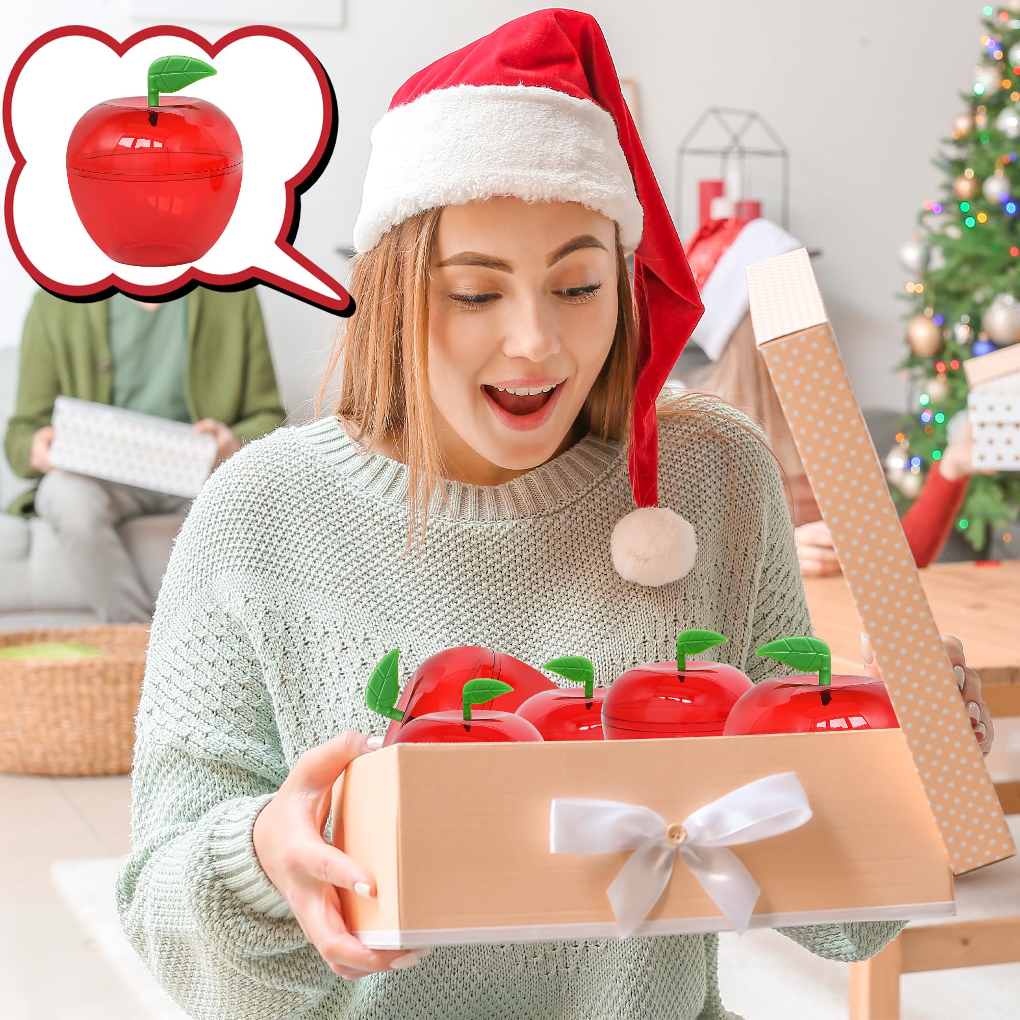 5/10 adet Elma Şeklinde Kaplar - Wedding Favor Box incelemesi ve fiyatı