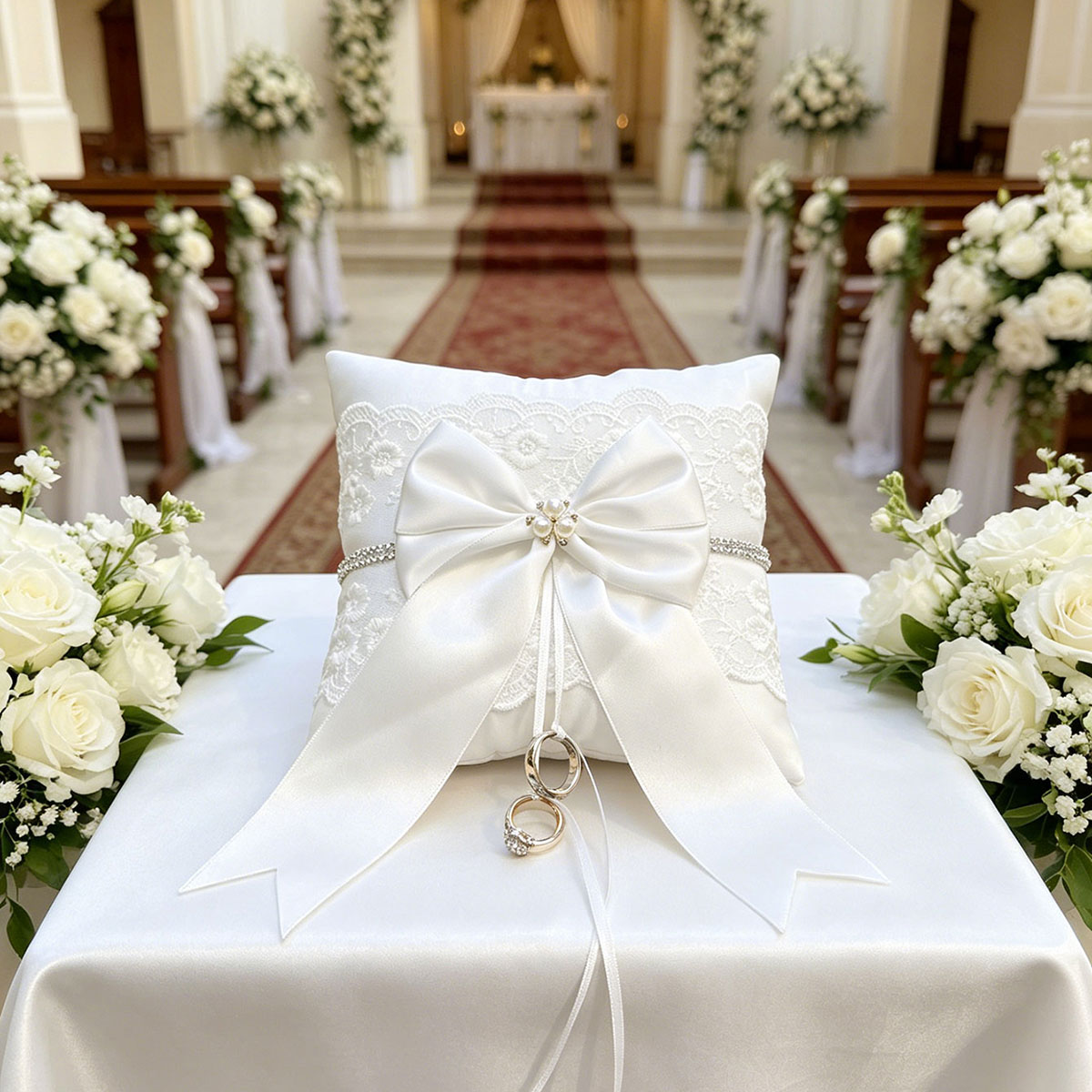 Açık Hava Kilise Düğün Töreni  - Ring Bearer Pillow incelemesi ve fiyatı