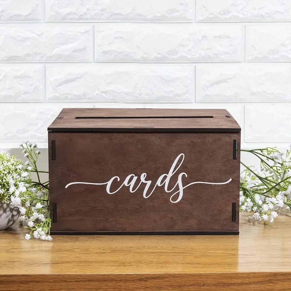 Yeni Ahşap Düğün Kart Kutusu D - Wedding Card Box incelemesi ve fiyatı
