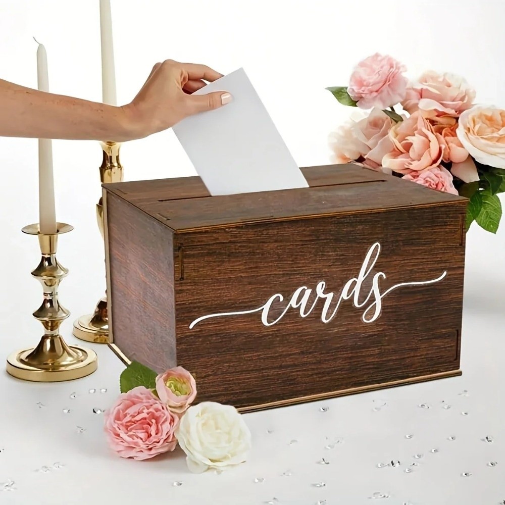 Yeni Ahşap Düğün Kart Kutusu D - Wedding Card Box incelemesi ve fiyatı