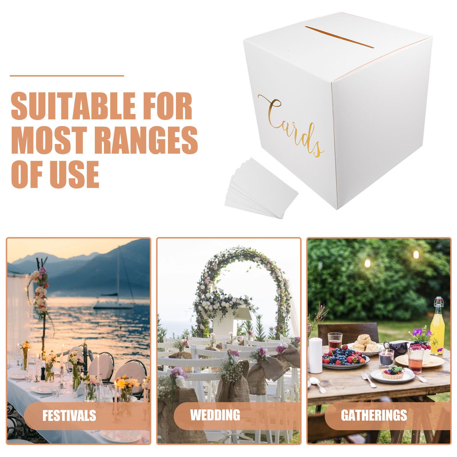 1 Set Düğün Kart Kutusu Kalın  - Wedding Card Box incelemesi ve fiyatı