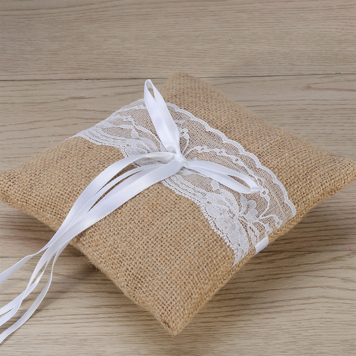 6'lı Set 6'' Jüt Dantel Çiçek  - Ring Bearer Pillow incelemesi ve fiyatı