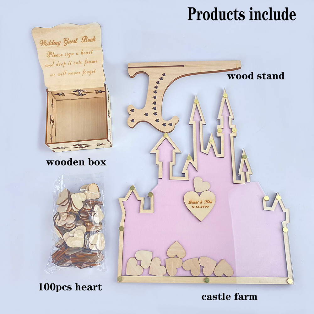 Kişiselleştirilmiş kale ziyare - Wedding Favor Box incelemesi ve fiyatı