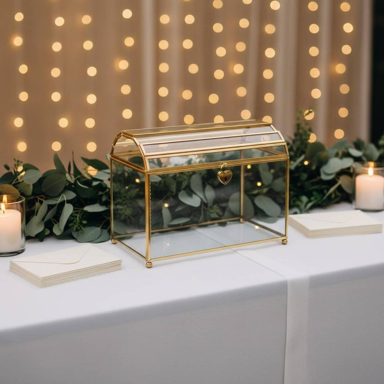 Şık Cam Düğün Zarf Kutusu Kili - Wedding Card Box incelemesi ve fiyatı