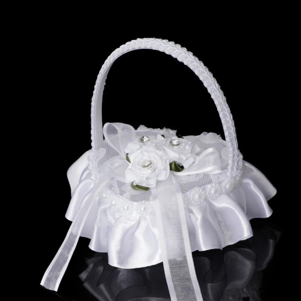 Beyaz Dantel Kalp Şeklinde Yüz - Ring Bearer Pillow incelemesi ve fiyatı